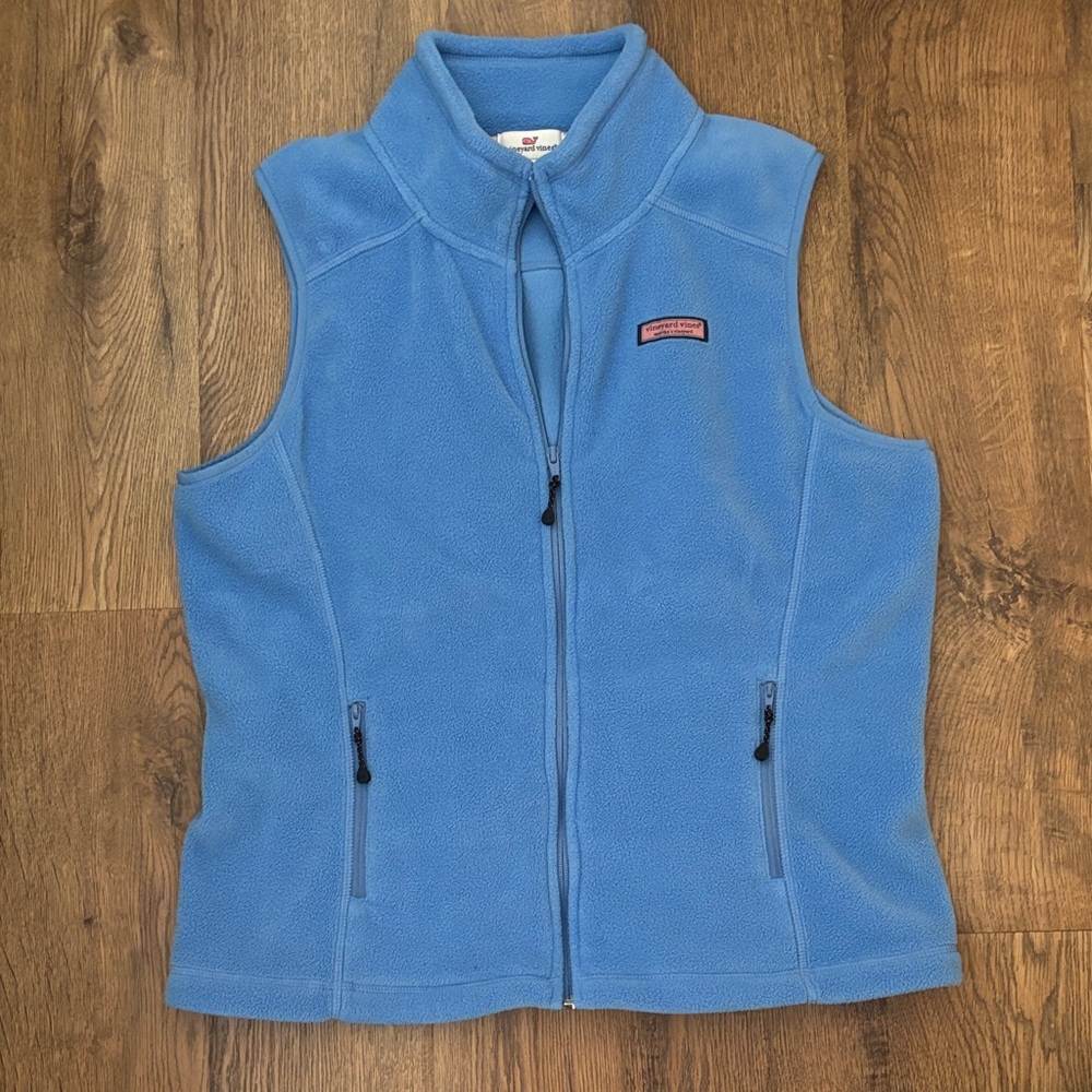 Vineyard Vines Sky Blue Women's Fleece Vest